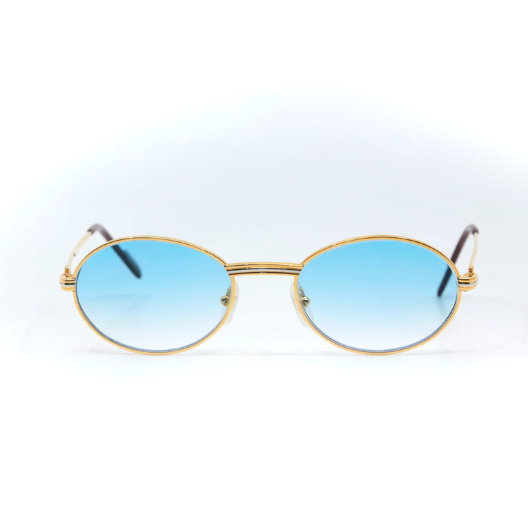 Lunettes Saint Honoré 90. Cartier Vintage seconde main T.51/20 – Image 4