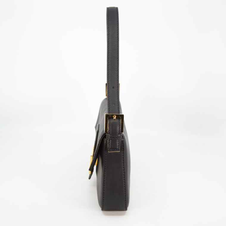 Sac baguette noir Fendi seconde main – Image 3