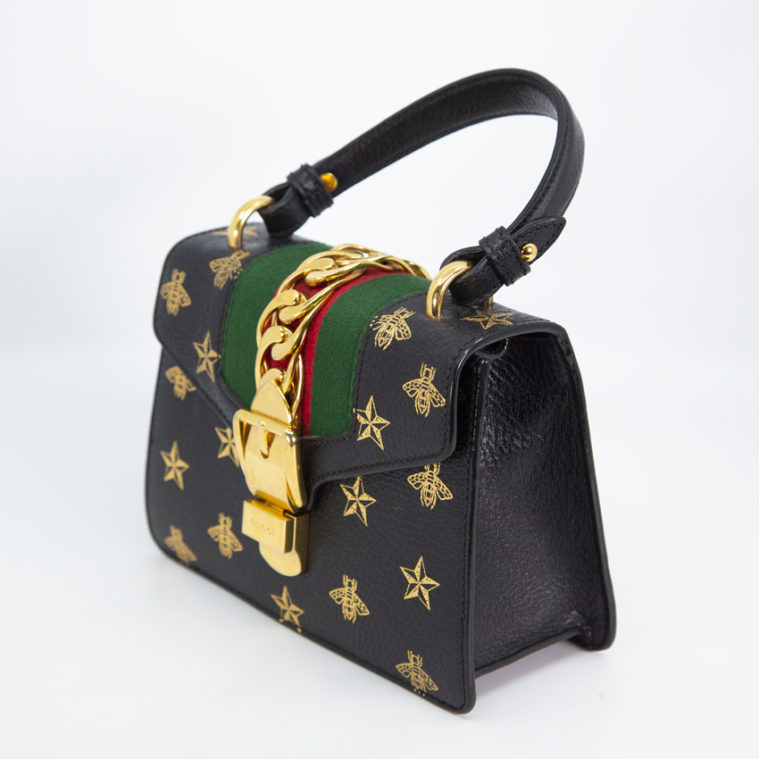 Sac Sylvie mini à abeilles Gucci – Image 3