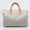 Speedy en toile damier Azur Louis Vuitton T.30 Seconde main