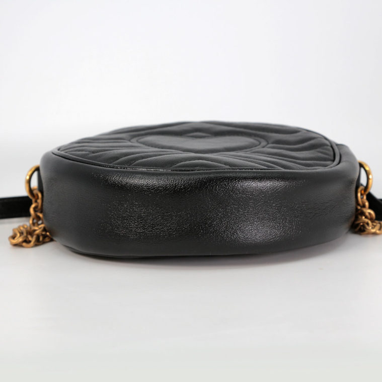 Sac Marmont rond noir Gucci - seconde main