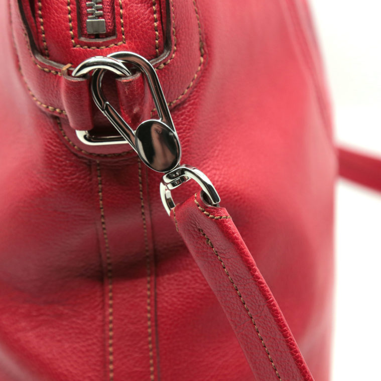 Sac à main de cuire rouge Cartier - Seconde main – Image 12