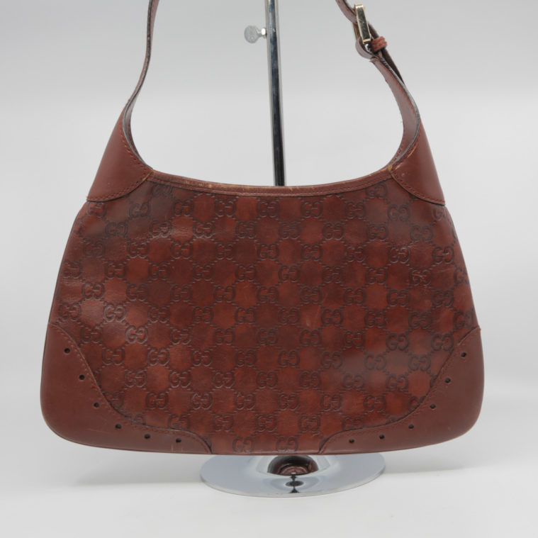 Sac Jackie 1961 en cuir brun Gucci - seconde main – Image 2