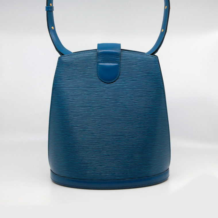 Fabrication 1995, vintage Cluny épi bleu toledo Louis Vuitton - seconde main – Image 10