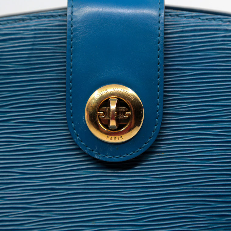 Fabrication 1995, vintage Cluny épi bleu toledo Louis Vuitton - seconde main – Image 6