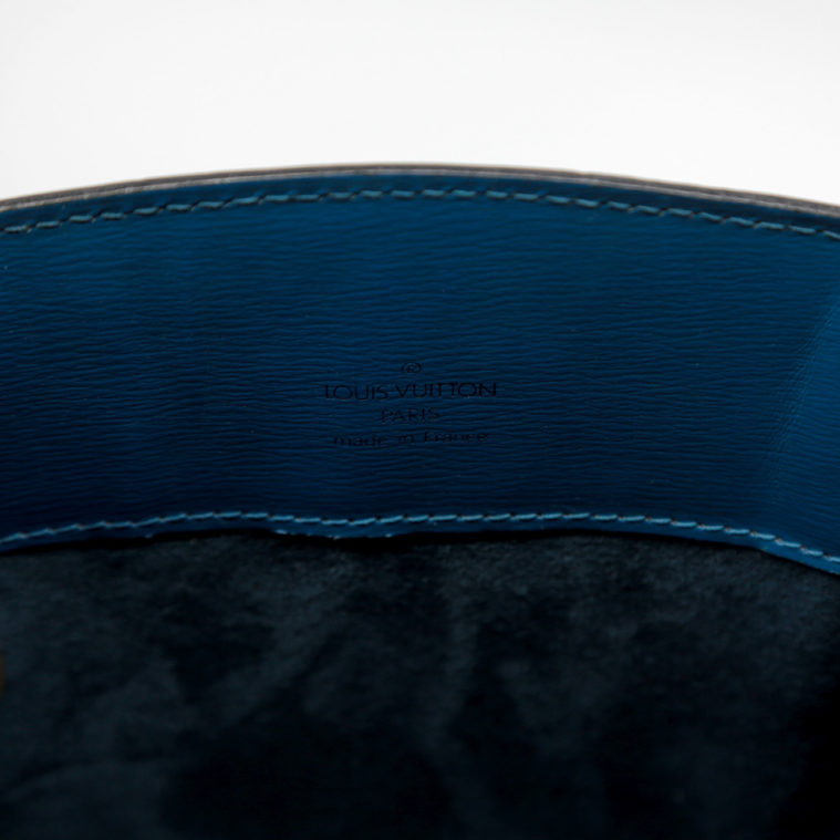 Fabrication 1995, vintage Cluny épi bleu toledo Louis Vuitton - seconde main – Image 4