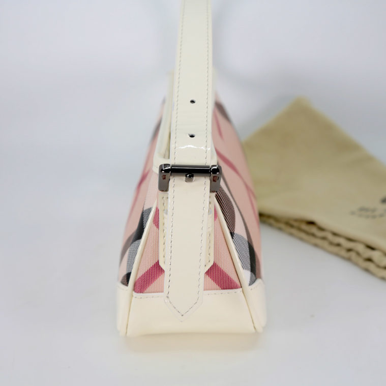 Sac baguette supernova Check Burberry - Seconde main – Image 3