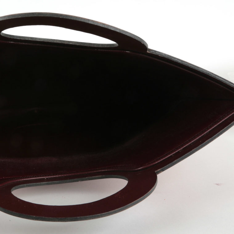 Pochette caba pliable en bordeau Dior - seconde main – Image 7
