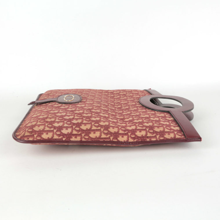 Pochette caba pliable en bordeau Dior - seconde main – Image 5