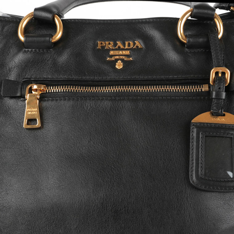 Sac en cuir noir Prada - seconde main – Image 2