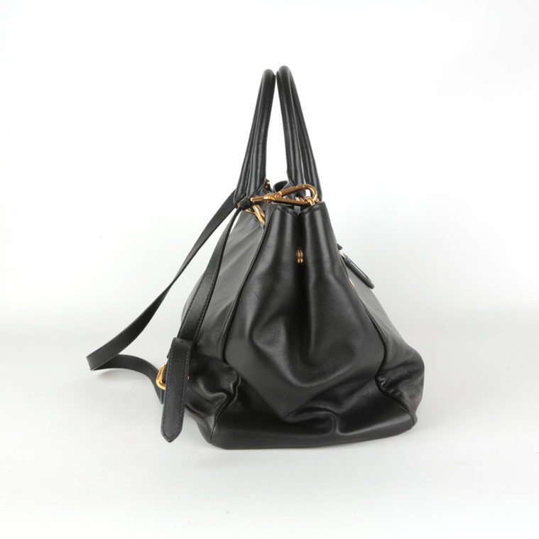 Sac en cuir noir Prada - seconde main – Image 10