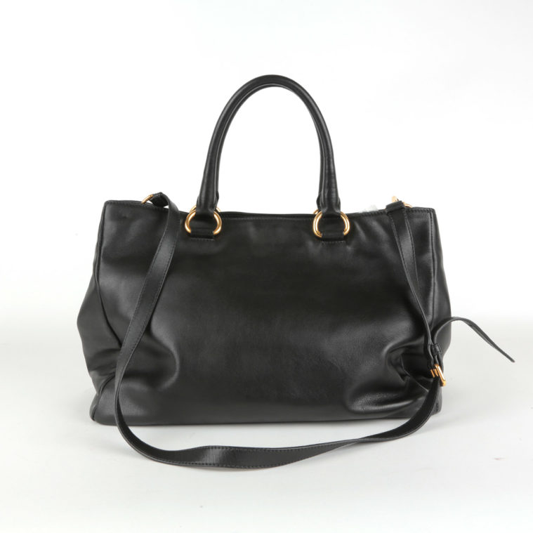 Sac en cuir noir Prada - seconde main – Image 9
