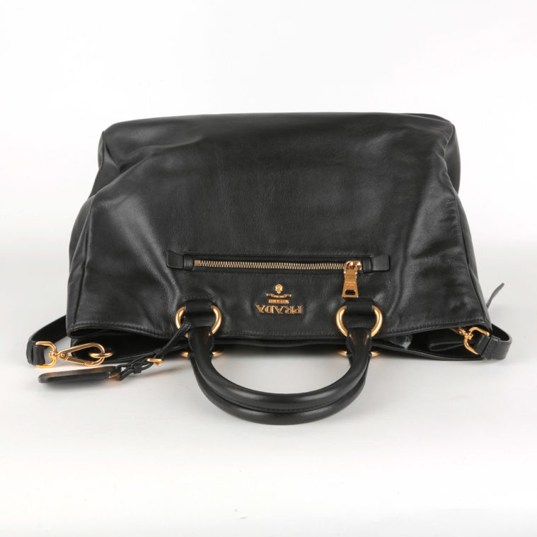 Sac en cuir noir Prada - seconde main – Image 5