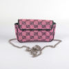 Mini Marmont GG denim pink Gucci - seconde main – Image 3