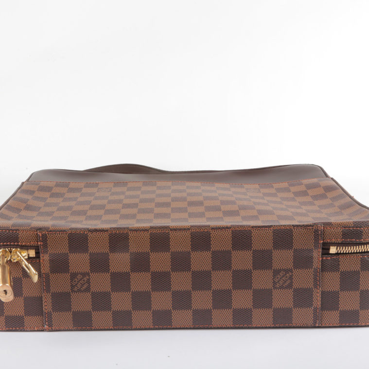 Fabrication 2002 Sac d'affaire Sabana damier ébène Louis Vuitton vintage - seconde main – Image 4