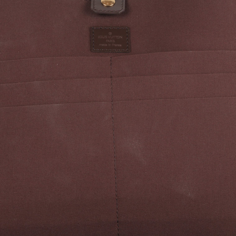 Fabrication 2002 Sac d'affaire Sabana damier ébène Louis Vuitton vintage - seconde main – Image 7