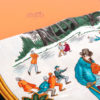 Carré de soie ''Joie d'Hiver'' Hermès - seconde main – Image 5