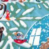 Carré de soie ''Noël au 24 Faubourg'' Hermès - seconde main – Image 2