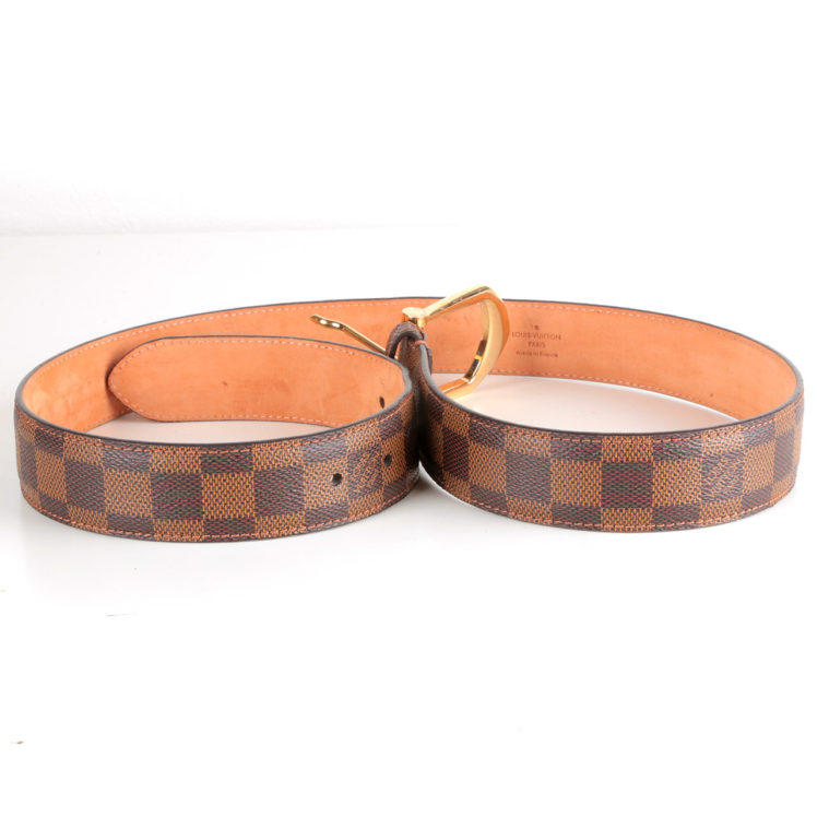 Ceinture Ellipse T95/38 damier ébène Louis Vuitton - seconde main – Image 2